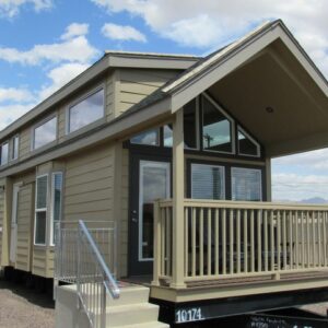 Modern Tiny Home On Wheels, 1 Bed, 1 Bath and Loft – 399 sqft