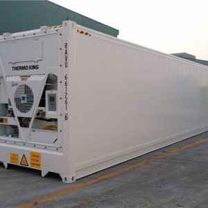 40ft High Cube Reefer Container with 'Butcher Door' | New, One-Trip