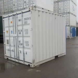 10FT Shipping Container (One Trip) White