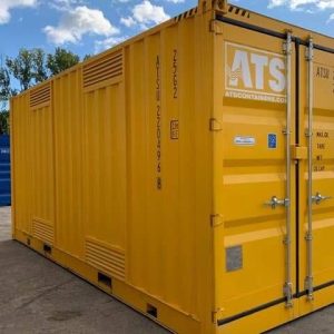 Alternative view of 30ft x 8ft Full Side Access Shipping Container (One Trip) – Yellow