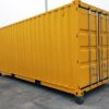 yellow 30ft full side access container in one-trip