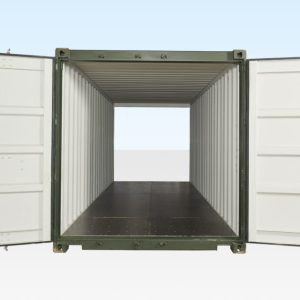 20ft Double End Door Tunnel Container | One Trip Shipping Container for Sale 9 8 20ft Tunnel Container doors open final 960x640 1 1 1 1