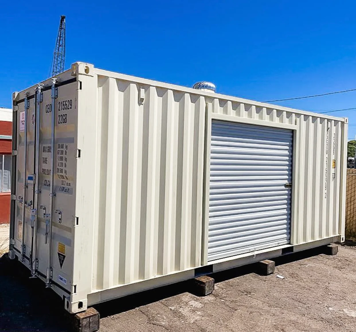 20ft Shipping Container with Turbine Vent | Ventilated Storage Solutions 2 20ft Shipping Container with Turbine Vent | Ventilated Storage Solutions - Image 2