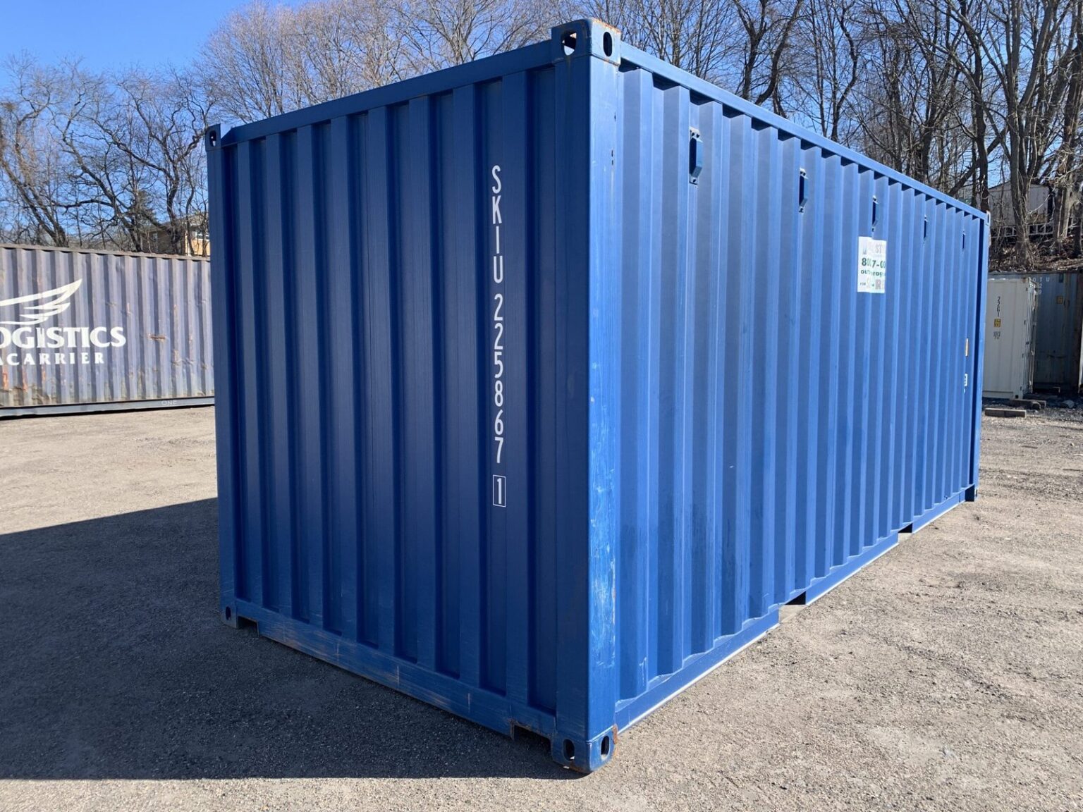 20ft Blue Shipping Container - Durable Storage & Transport Solution 4 20ft Blue Shipping Container - Durable Storage & Transport Solution - Image 4