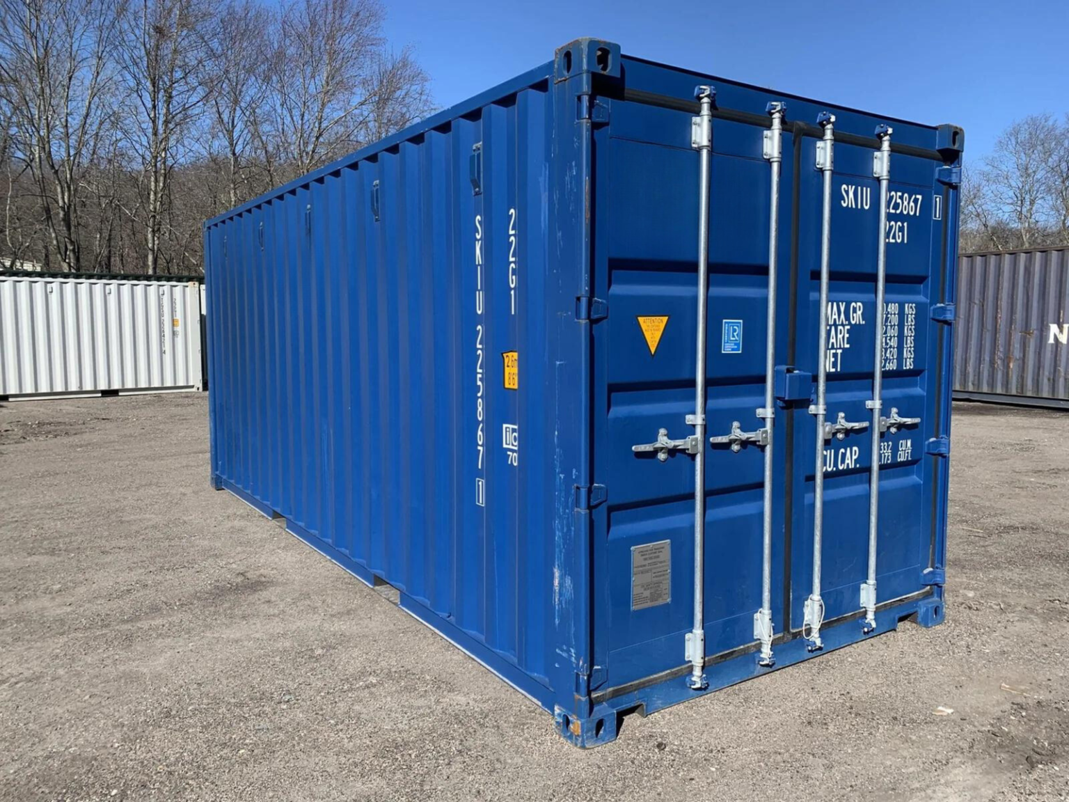 20ft Blue Shipping Container - Durable Storage & Transport Solution 9 20ft Blue Shipping Container - Durable Storage & Transport Solution - Image 9