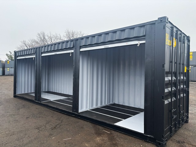30ft Shipping Container with Three Roll-Up Doors - Secure, Durable Storage Solution 2 30ft Shipping Container with Three Roll-Up Doors - Secure, Durable Storage Solution - Image 2