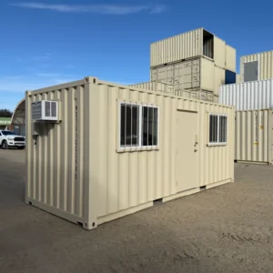 20' Ground Level Office Container